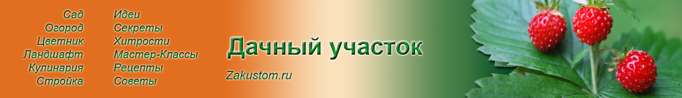 Дачный участок шапка сайта